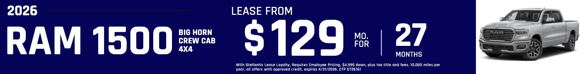 New Ram Leaser Offer