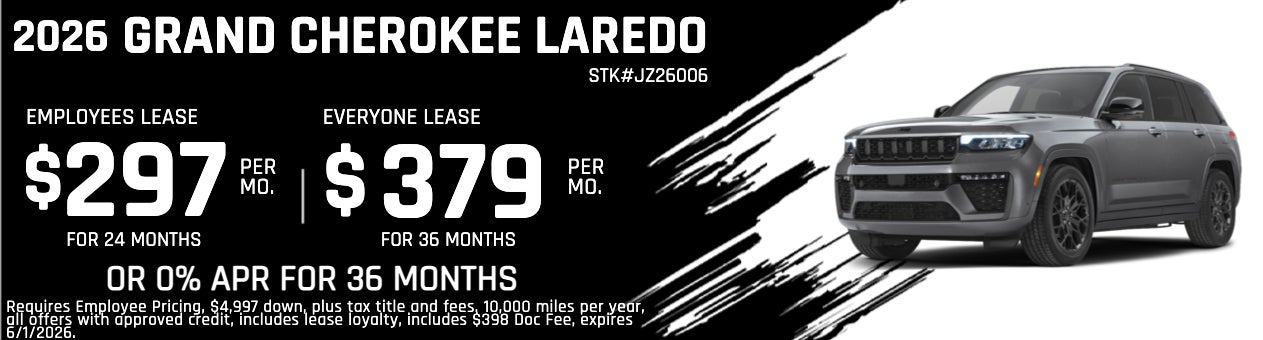 Lease New Grand Cherokee