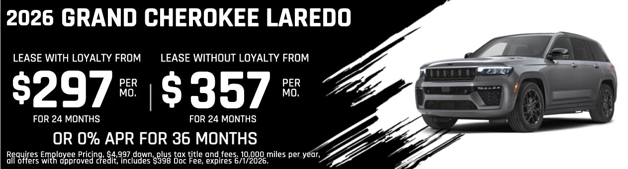 Lease New Grand Cherokee