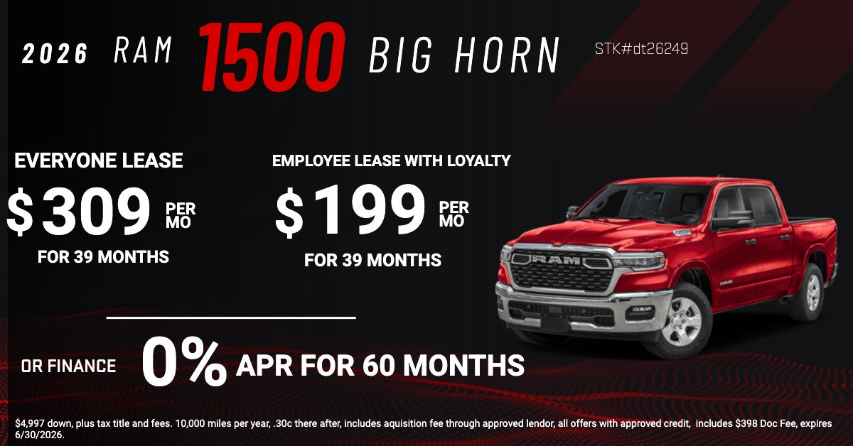 New Ram Lease Special