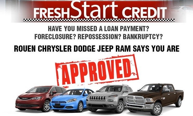 Fresh Start Credit at Rouen Chrysler Dodge Jeep Ram